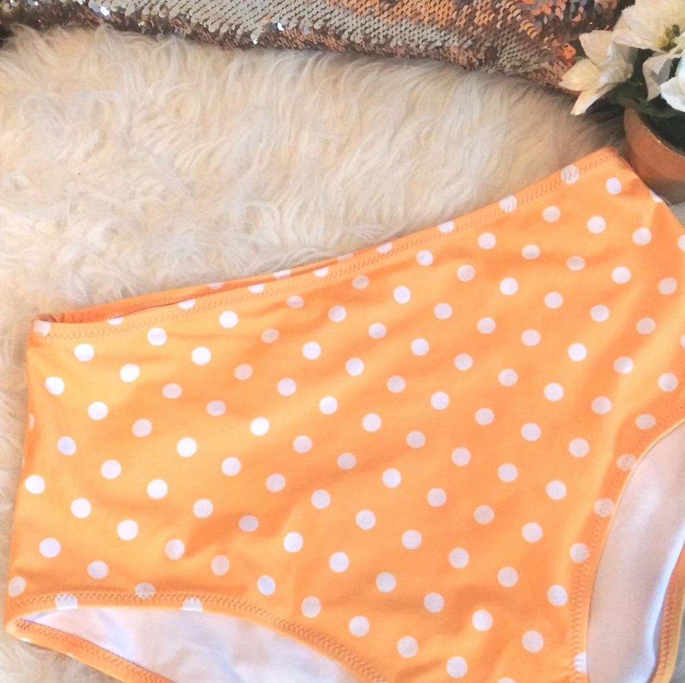 High waist bikini bottoms